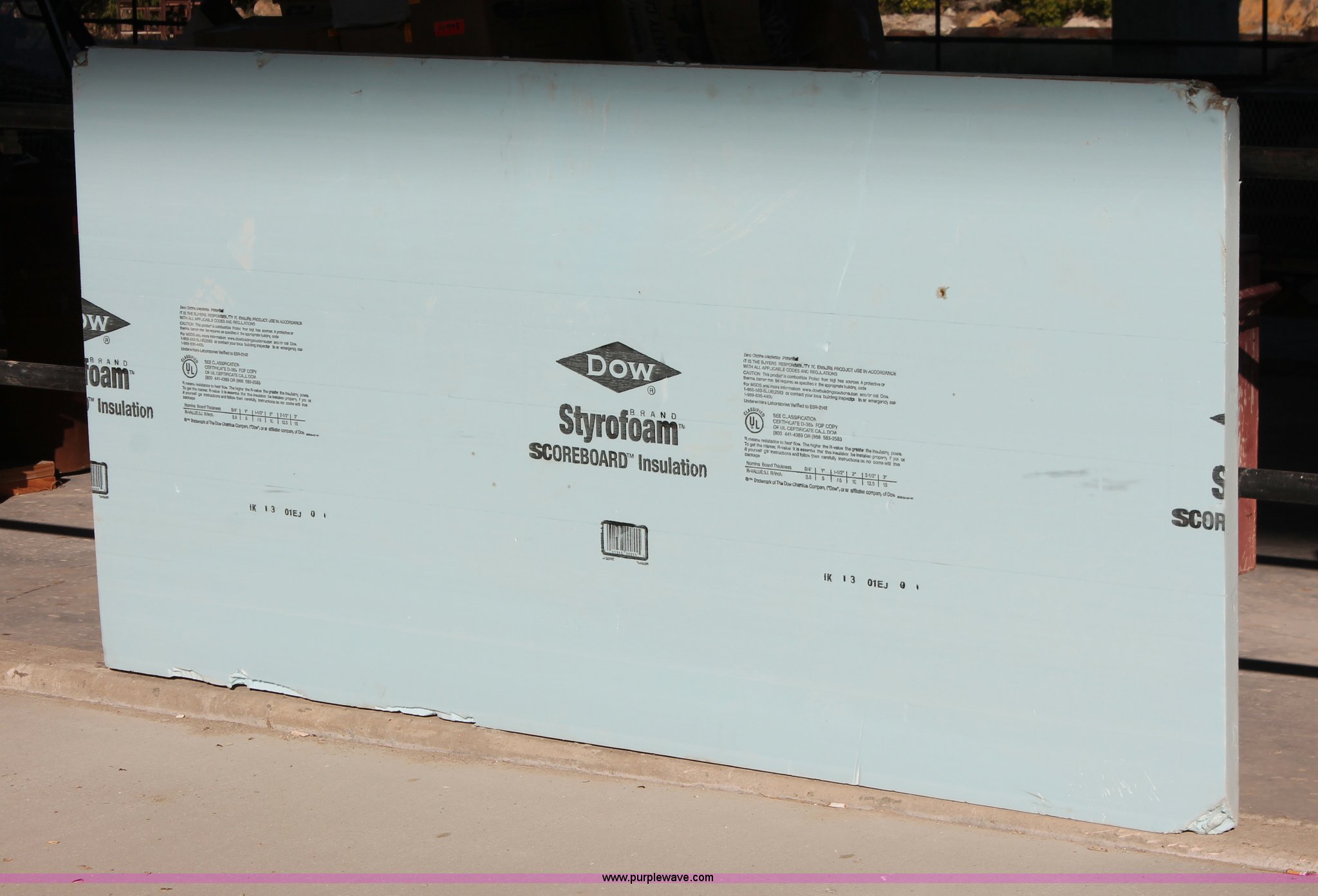 Dow SB Scoreboard Blue XPS Styrofoam Foam Insulation Board R-10 2 inch 4x8 Foot Price 6, from Insulfoam