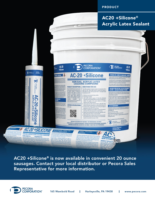Pecora AC 20 Sterling Building Materials