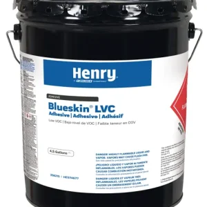 Blueskin® LVC Adhesive is a quick drying, rubber-based adhesive designed to enhance the adhesion of self-adhered membranes, such as Blueskin® SA.
